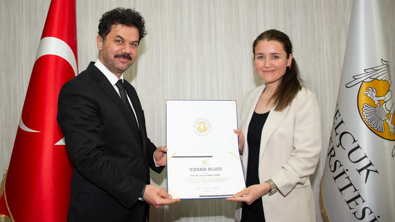 Rektör Yılmaz’dan proje eğitimlerine katkı sağlayan akademisyenlere teşekkür